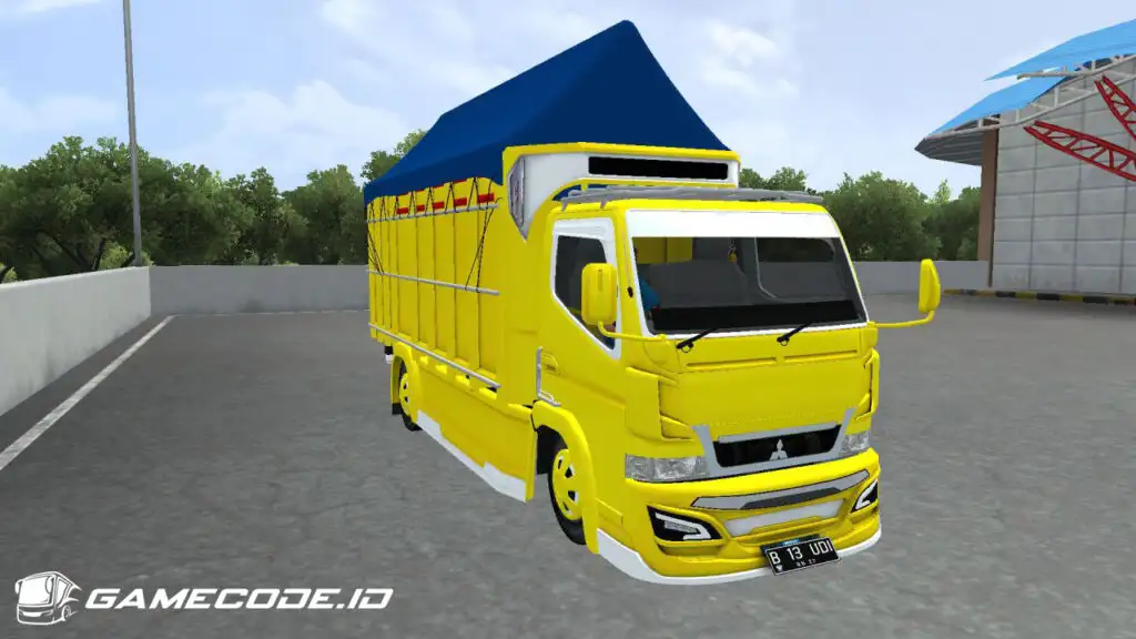 Tampilan mod Canter Herex Sanpex dari depan