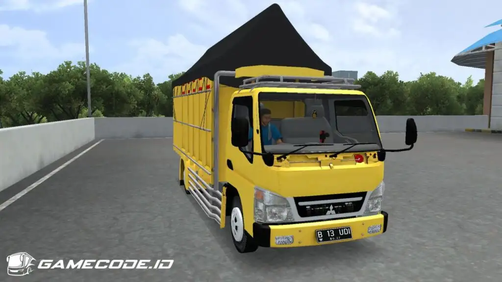 Tampilan mod Canter Herex Stenlisan dari depan