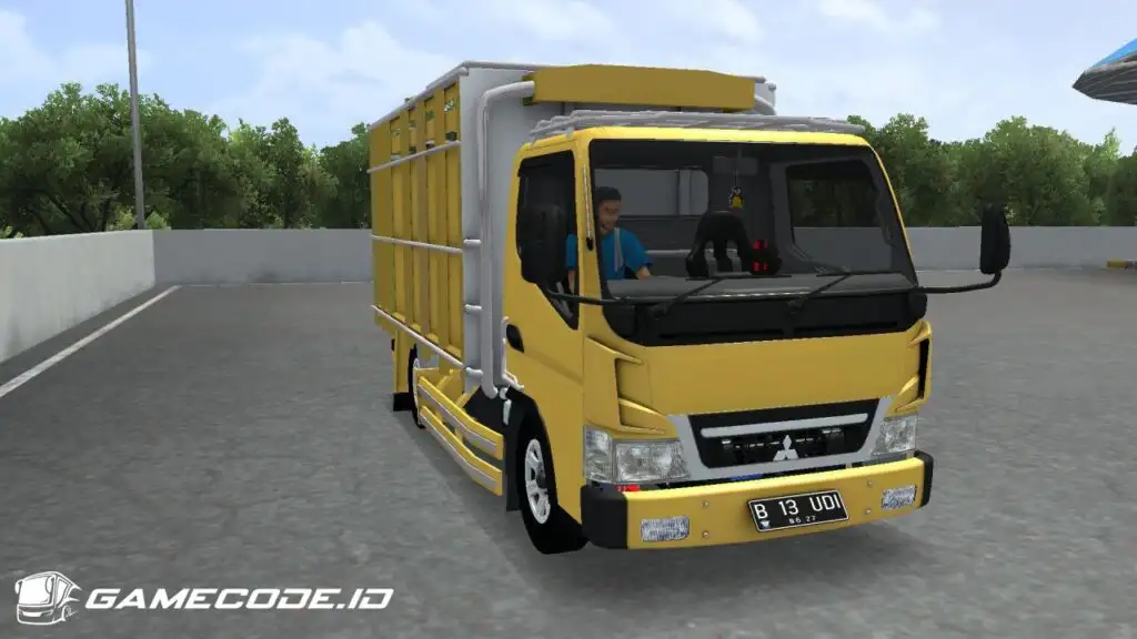 Tampilan mod Canter Herex dari depan