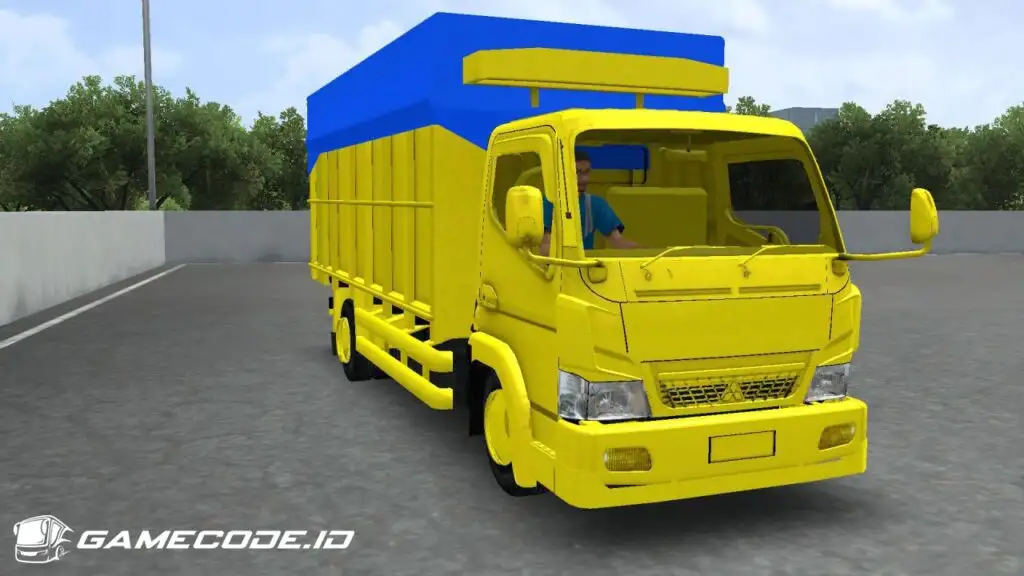 Tampilan Truck Canter Standar Mbois Bagian Depan