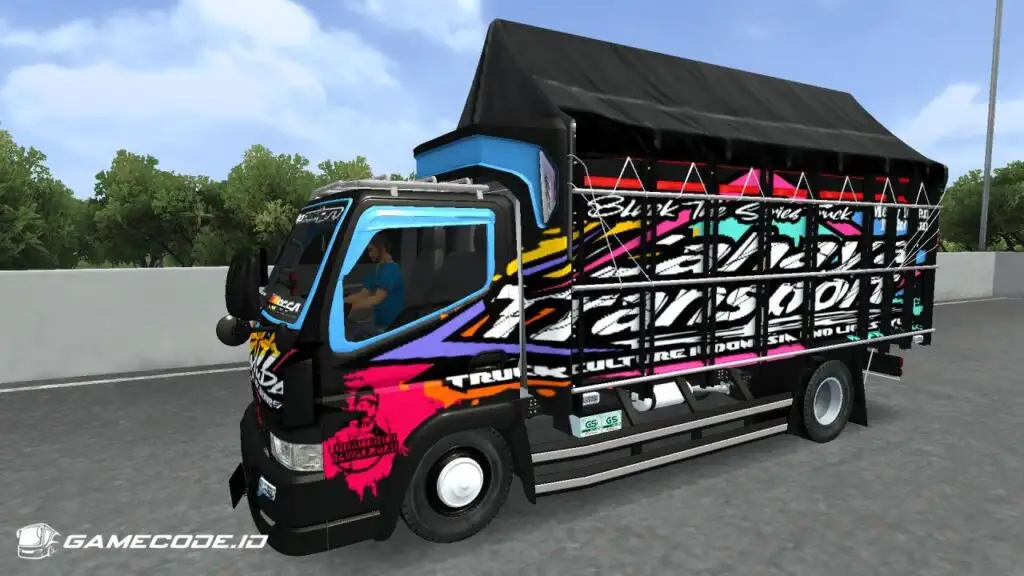 Livery Cahaya Transport Truck Canter Custom 21