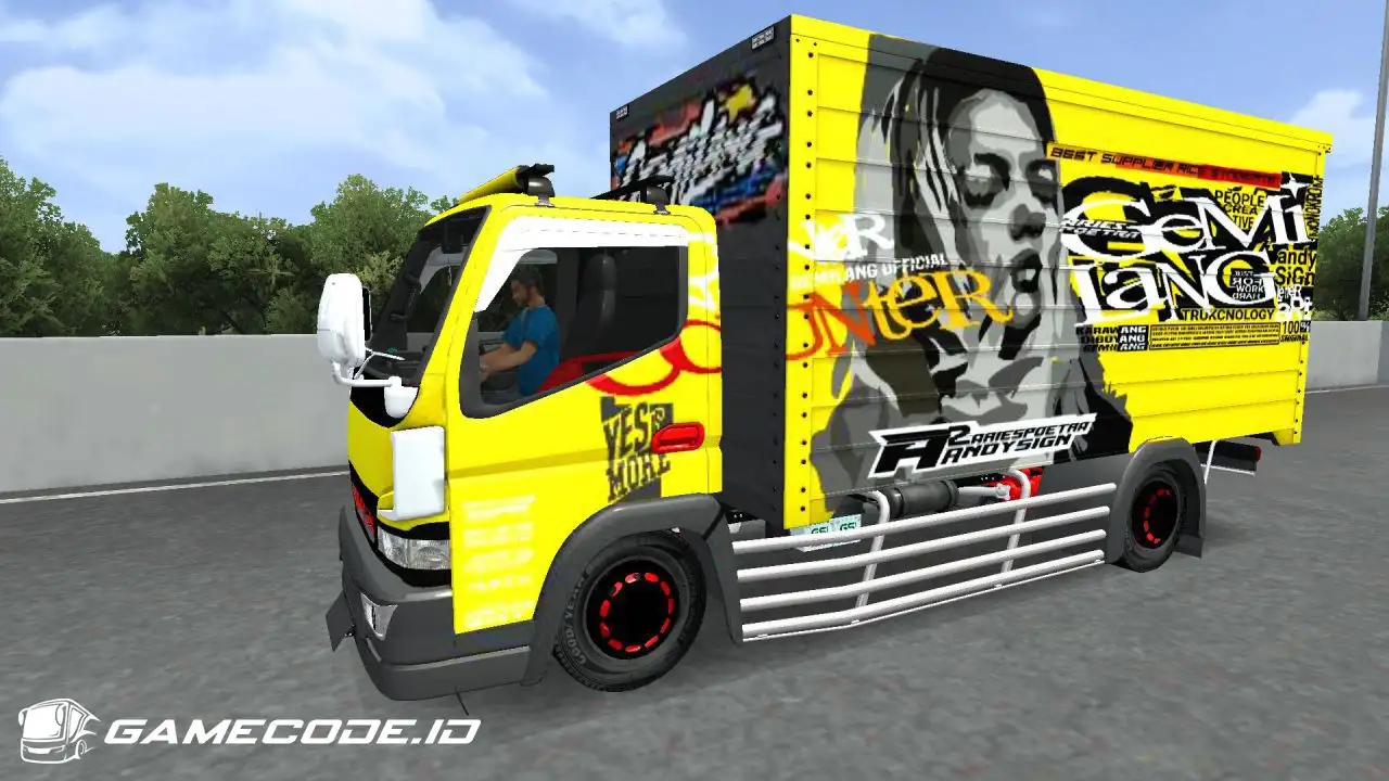 Livery Gemilang Truck Canter Box V3