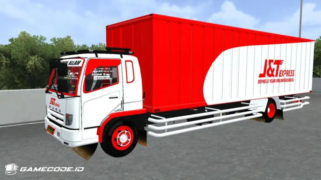 Livery JNT Fuso Box C12 New Fighter 62