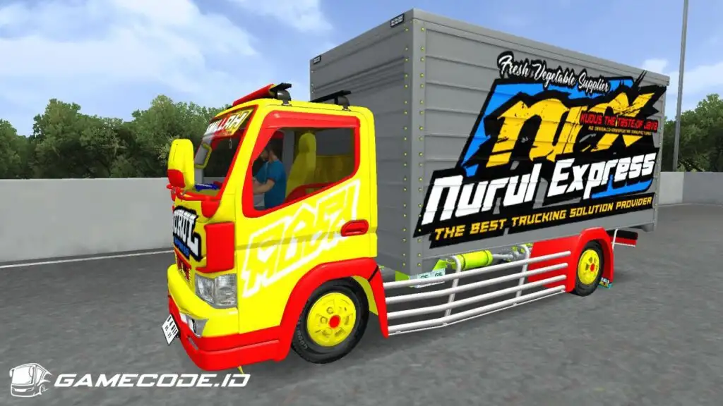 Livery Nurul Express Truck Canter Box V3