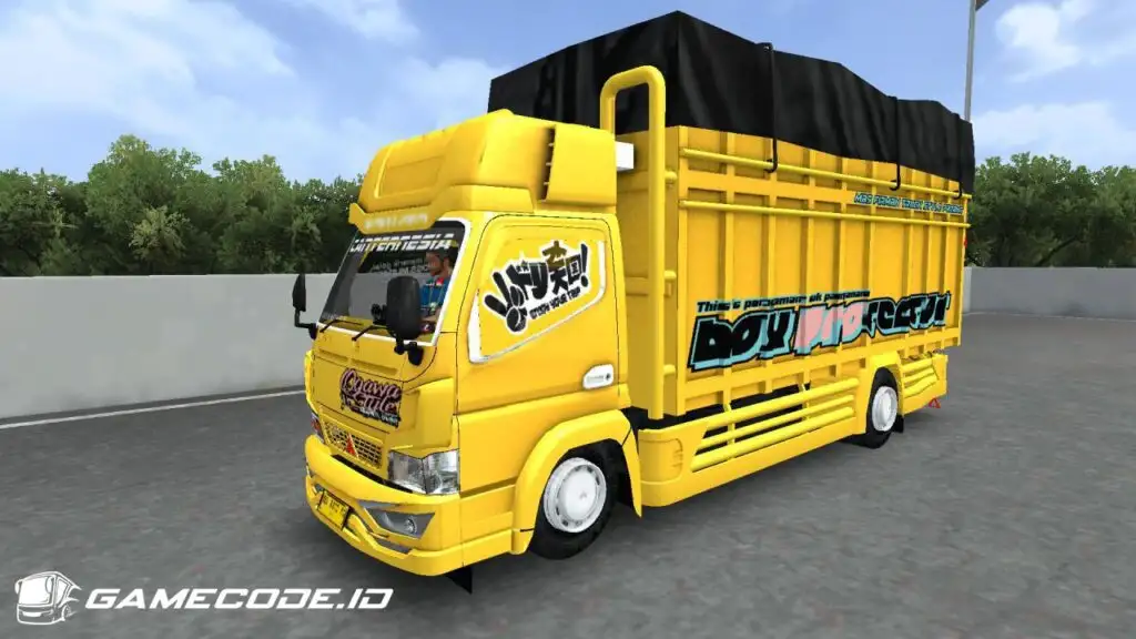 Livery Ogawa Kuning Truck Canter Sumatera