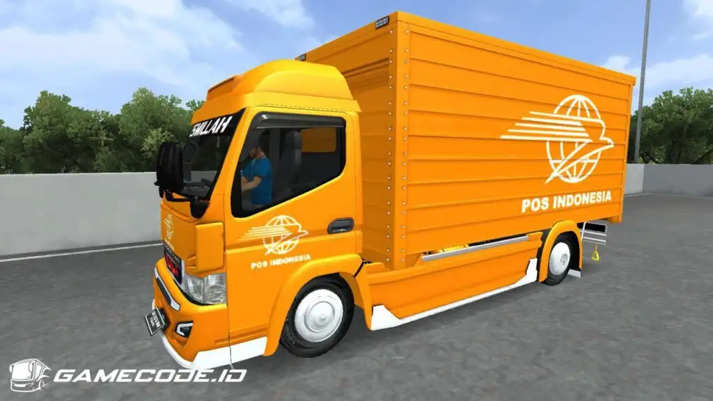 Livery Pos Indonesia Truck Canter Box Es Krim Mixue