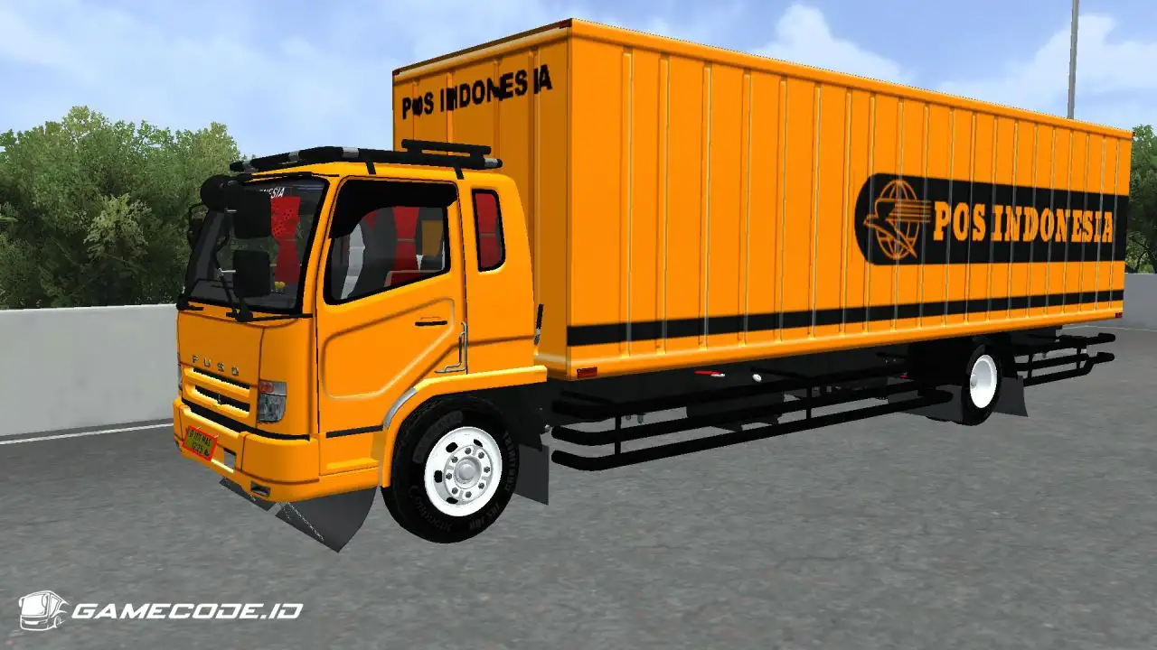 Livery Pos Indonesia Fuso Box C12 New Fighter 62