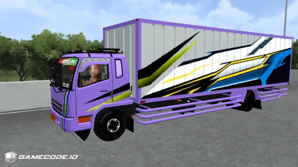Livery Ungu Fuso Box C12 New Fighter 62
