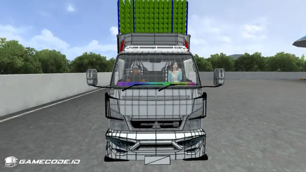 Tampilan Truck Canter Bumi Wali Bagian Depan