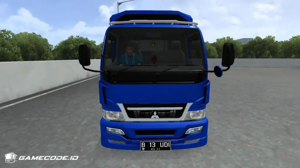 Tampilan mod Canter Custom 21 dari depan