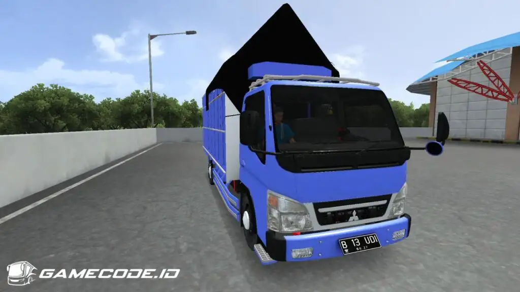 Tampilan mod Canter Custom 22 dari depan