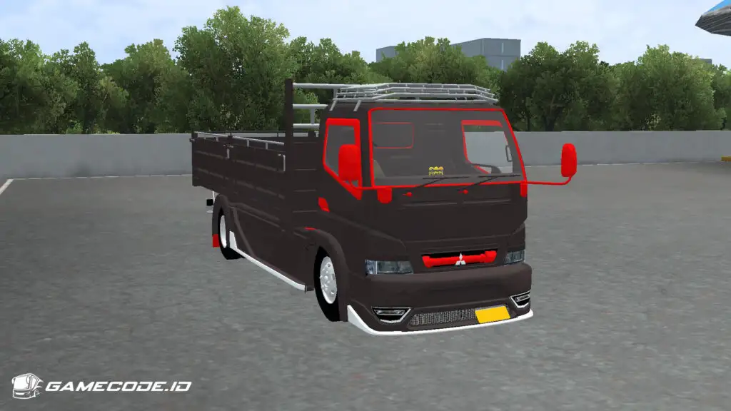 Tampilan mod Canter Losbak dari depan