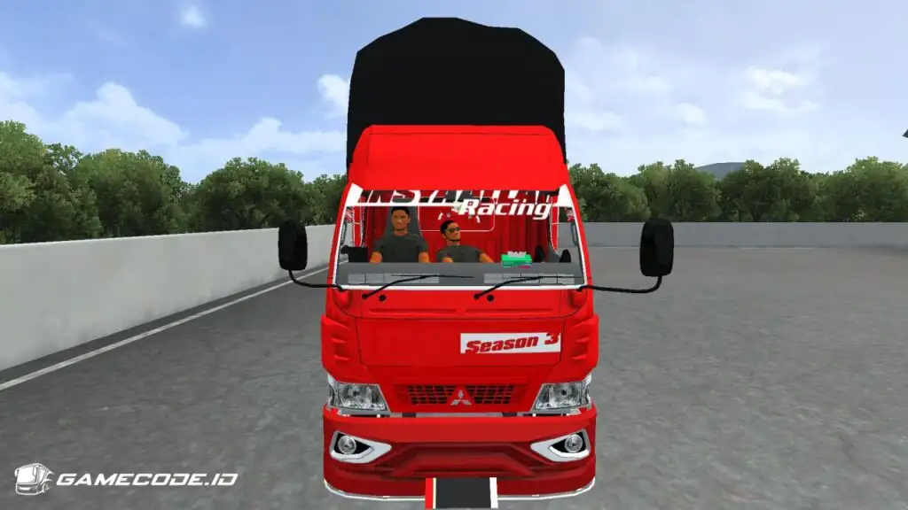 Tampilan mod Truck Canter Shilo S3 dari depan
