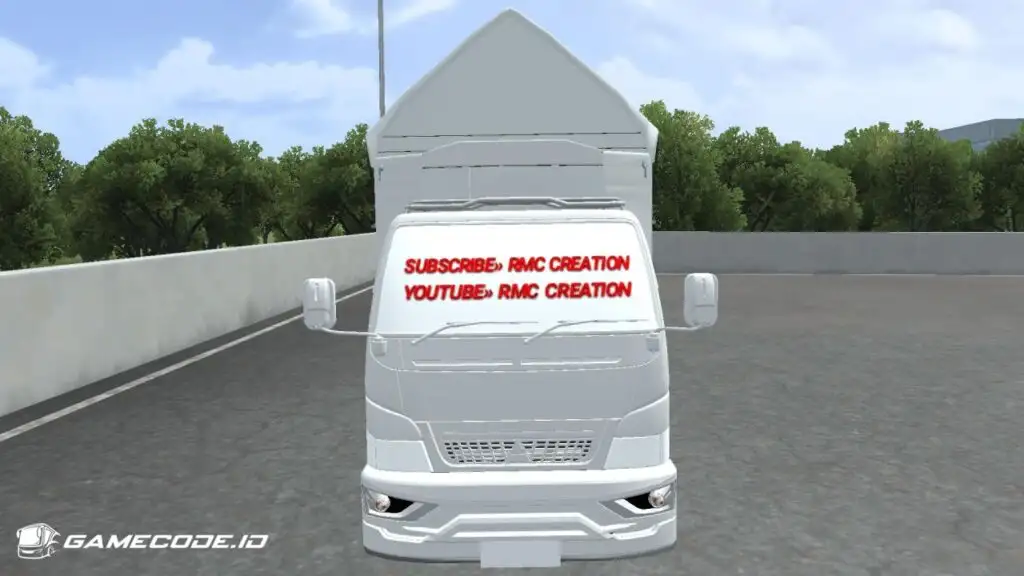 Tampilan mod Truck Canter Velesca dari depan