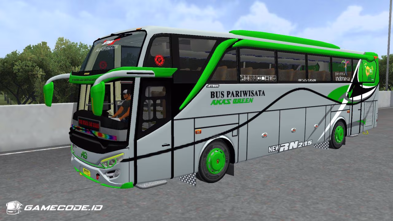 Livery AKAS Green JB2+ HDD Hino RN285