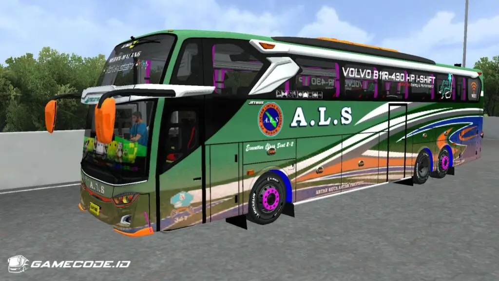 Livery ALS 347 JB3 Volvo B11R Tronton