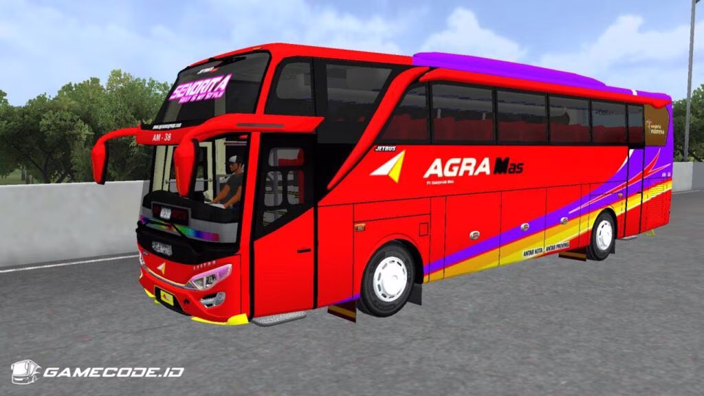 Livery Agra Mas JB2+ HDD Hino RN285