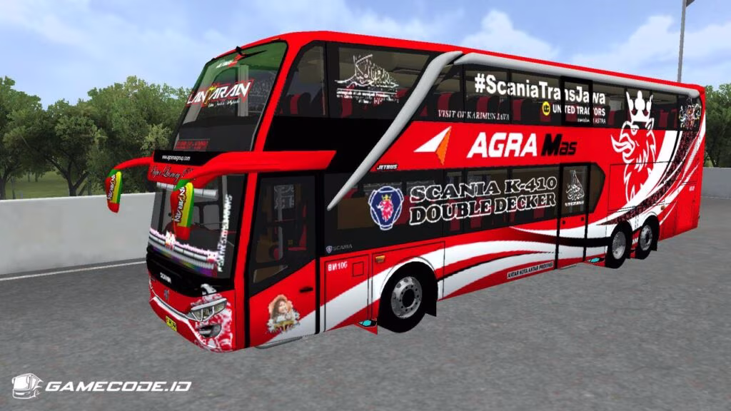 Livery Agra Mas Jetbus 2+ SDD