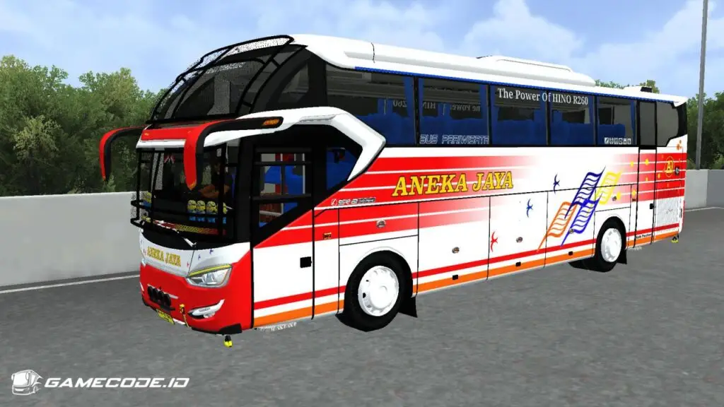 Livery Aneka Jaya V1 SR2 S Series XHD Hino