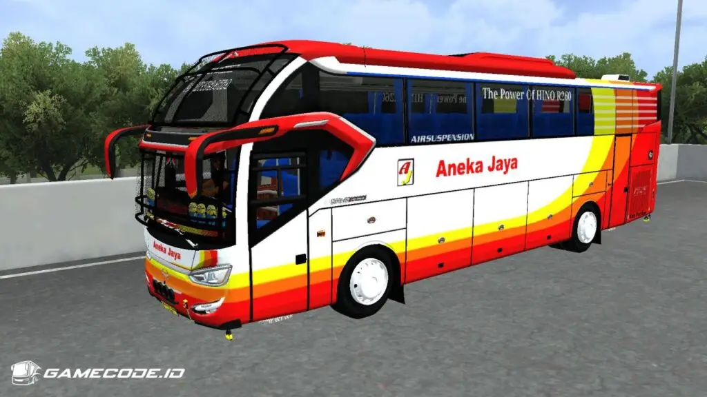 Livery Aneka Jaya V2 SR2 S Series XHD Hino