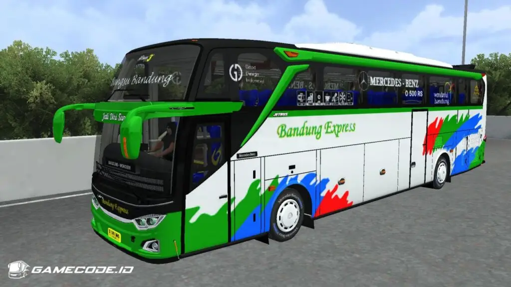 Livery Bandung Express JB3+ SHD Mercy O500RS