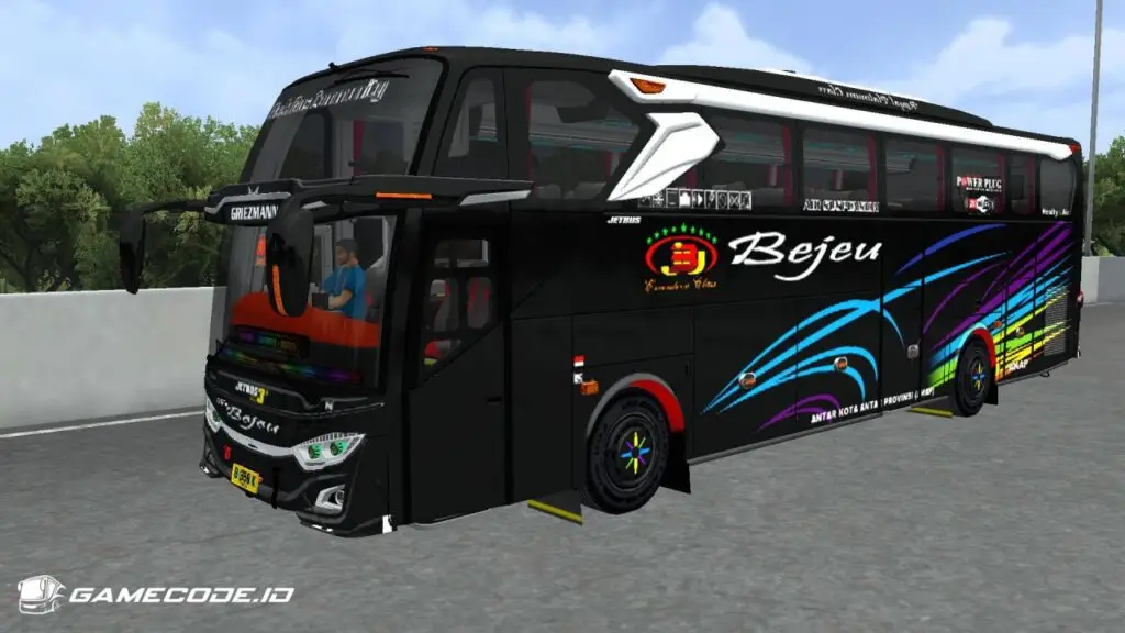 Livery Bejeu JB3+ Hino Pintu Tengah