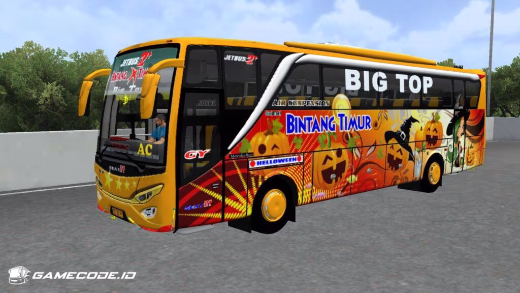 Livery BT Halloween JB2HD Setra Hino