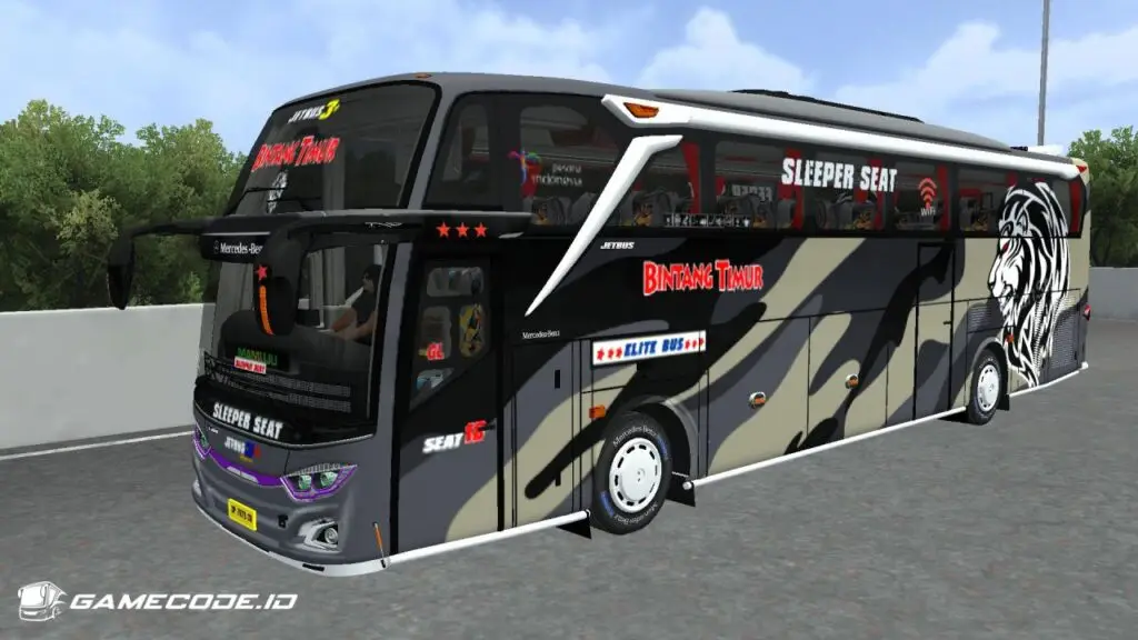 Livery BT Lion King JB3+ SHD Mercy O500RS