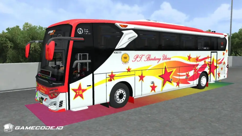 Livery Bintang Utara JB3 HDD Single Glass