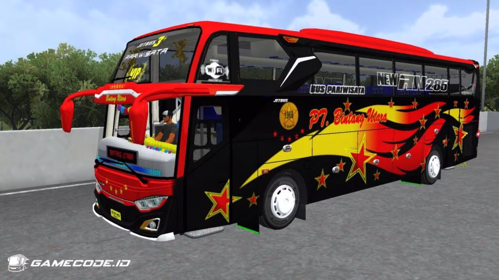 Livery BUP JB3 Hino Coffe on Bus