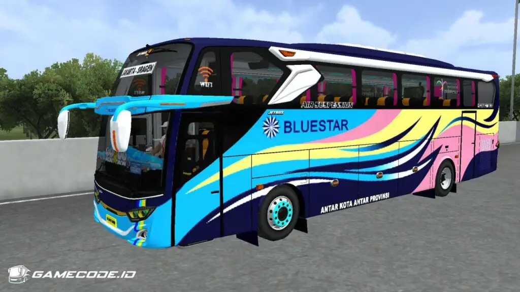 Livery Blue Star JB3 SHD Hino RK8