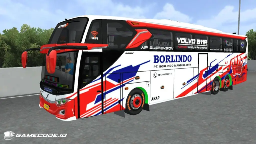 Livery Borlindo JB3 Volvo B11R Tronton