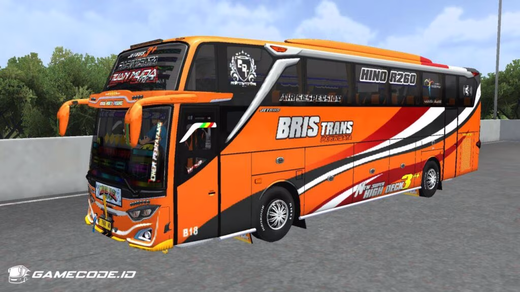 Livery Bris Trans JB3 Spesial Tuan Muda