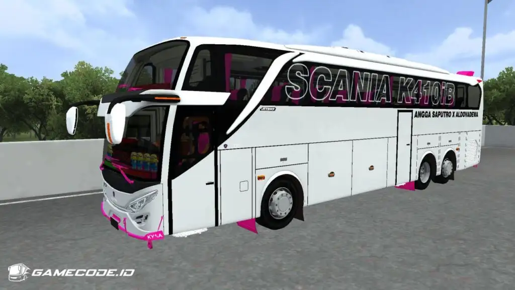 tampilan mod bus jb2 scania k410ib bagian samping