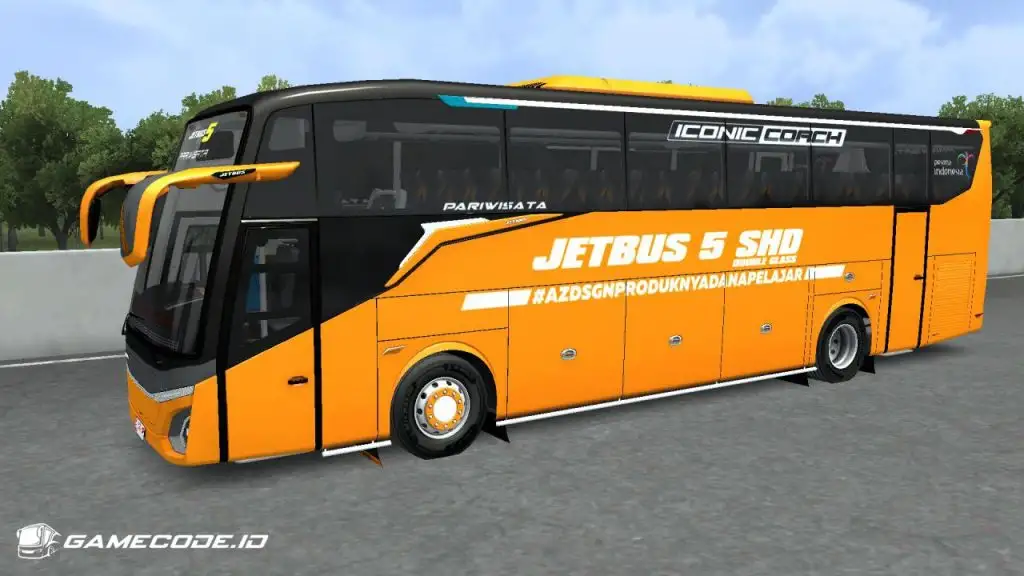 tampilan Bus JB5 SHD SG bagian depan