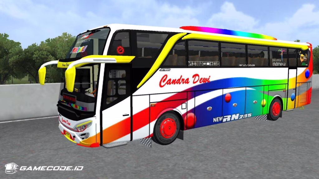 Livery Candra Dewi JB2+ HDD Hino RN285