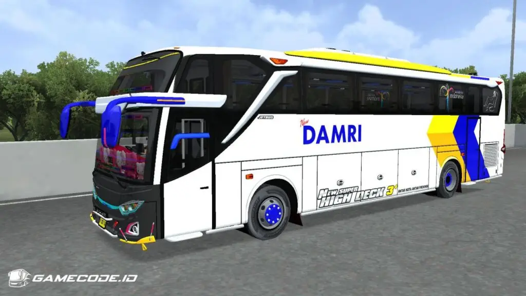 Livery Damri HDD Hino RK Gen 2