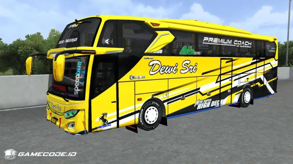 Livery Dewi Sri JB3+ Hino Pintu Tengah