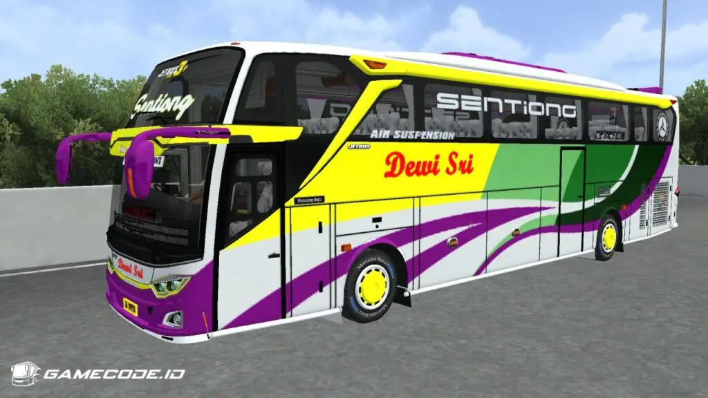 Livery Dewi Sri Sentiong JB3+ SHD Mercy O500RS