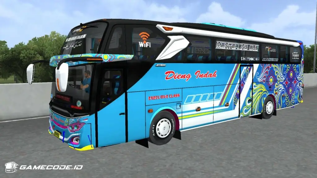 Livery Dieng Indah JB3+ Hino Pintu Tengah