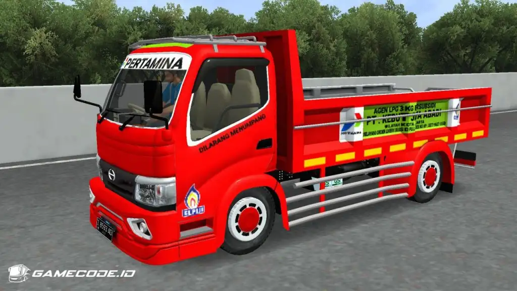 Livery Elpiji Truck Hino Dutro Manja