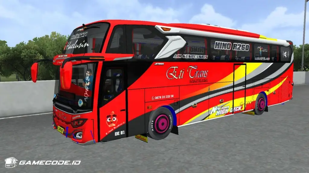 Livery Eti Trans JB3+ Hino Pintu Tengah