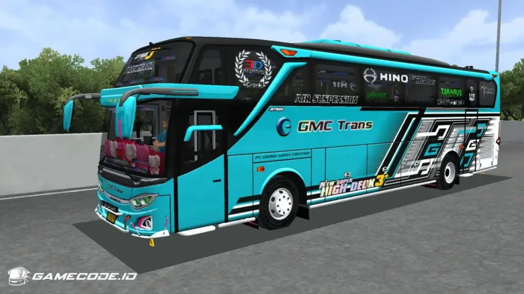 Livery GMC Blue HDD Hino RK Gen 2