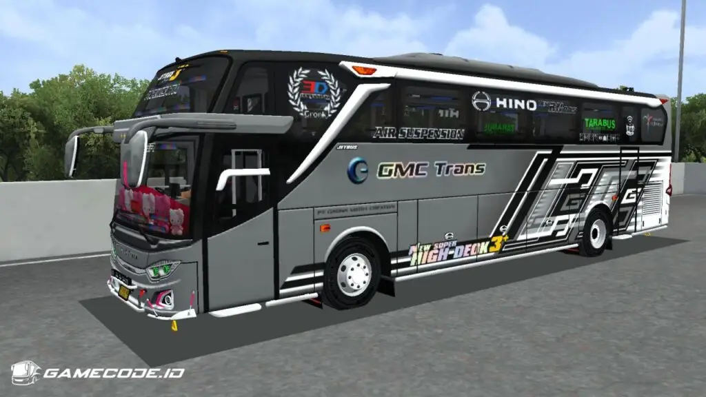 Livery GMC Gray HDD Hino RK Gen 2