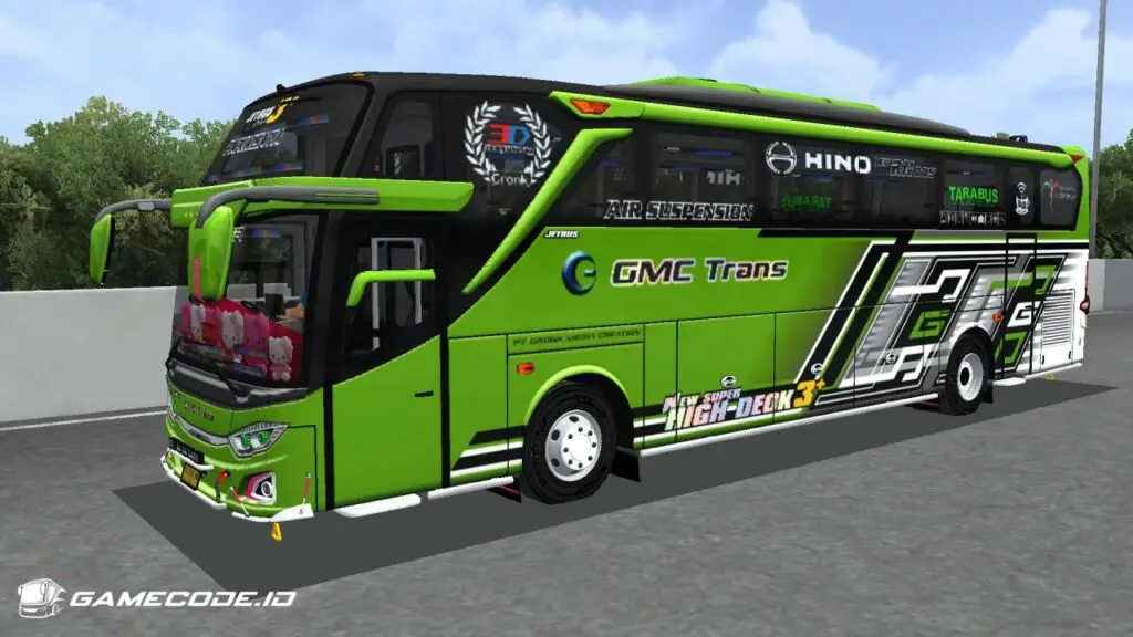 Livery GMC Green HDD Hino RK Gen 2