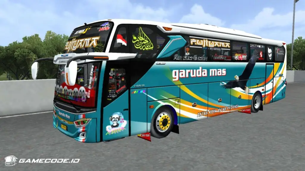 Livery Garuda Mas Fujiyama JB3 SHD Hino RK8