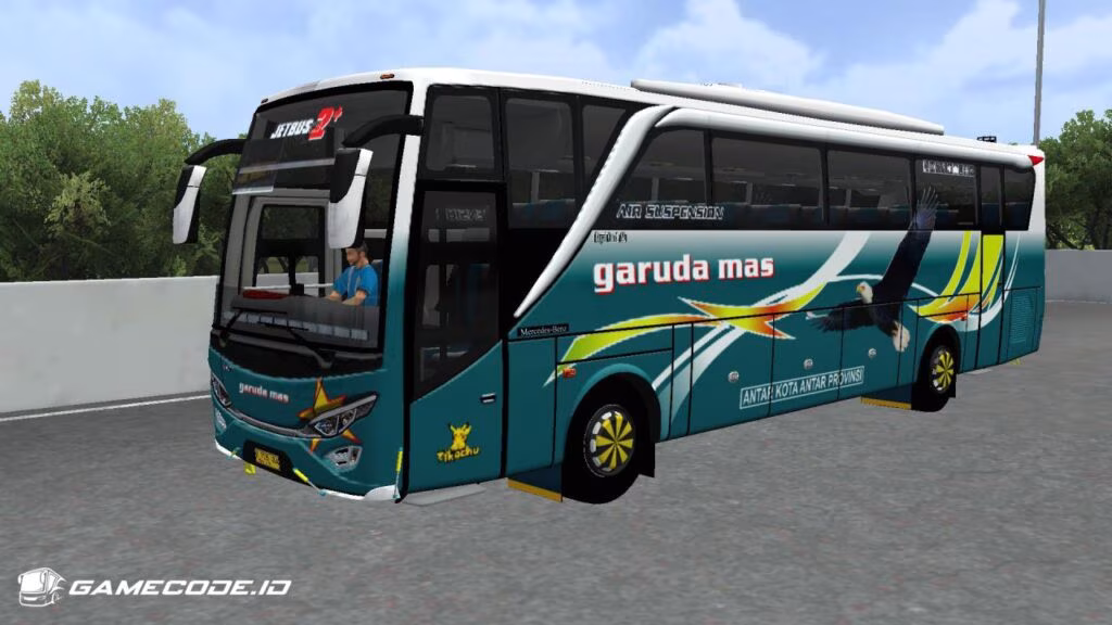 Livery Garuda Mas JB2HD Setra Hino