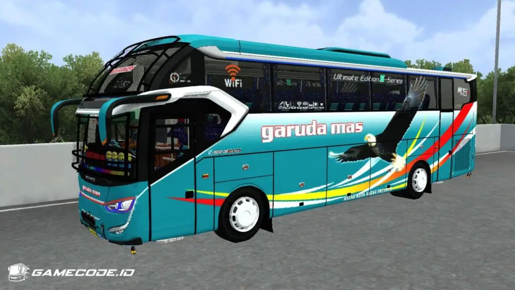Livery Garuda Mas SR2 S Series XHD Hino