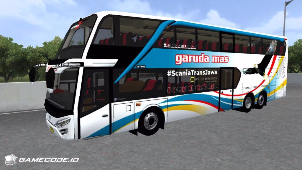 Livery Garuda Mas V1 Jetbus 2+ SDD