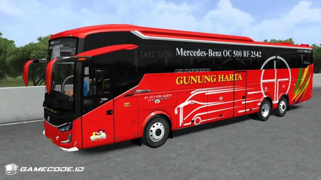 Livery Gunung Harta SR3 Mercy O500RSD